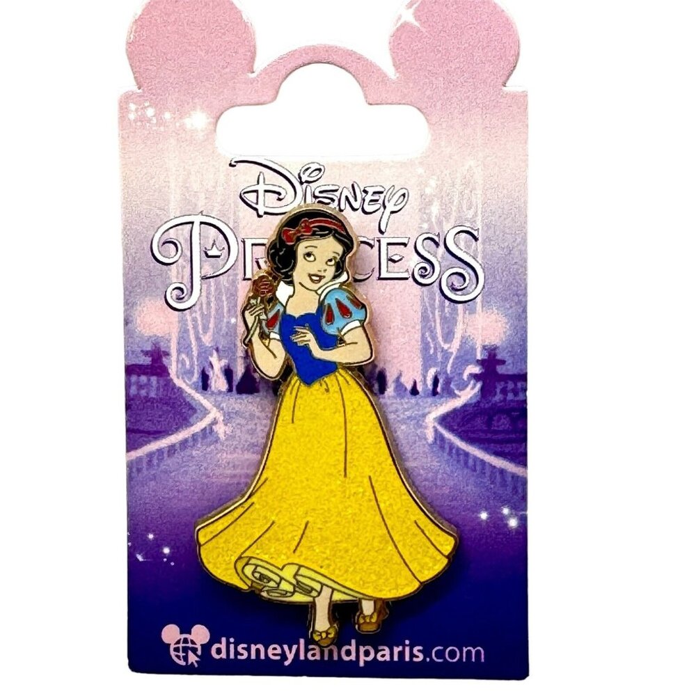 Disney Pin Snow White Disneyland Paris Princess Pin 2015 Glitter